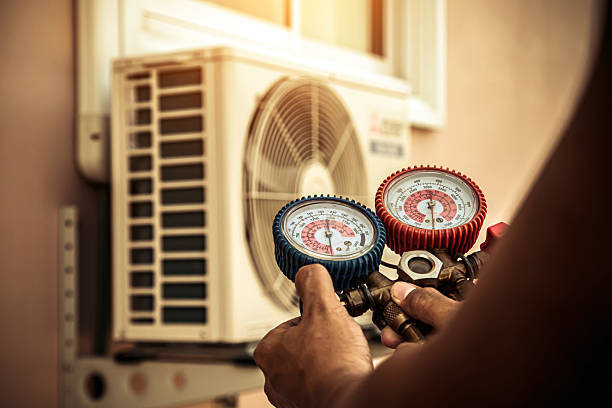 Professional Ac Installation technician working in Crouse, NC
